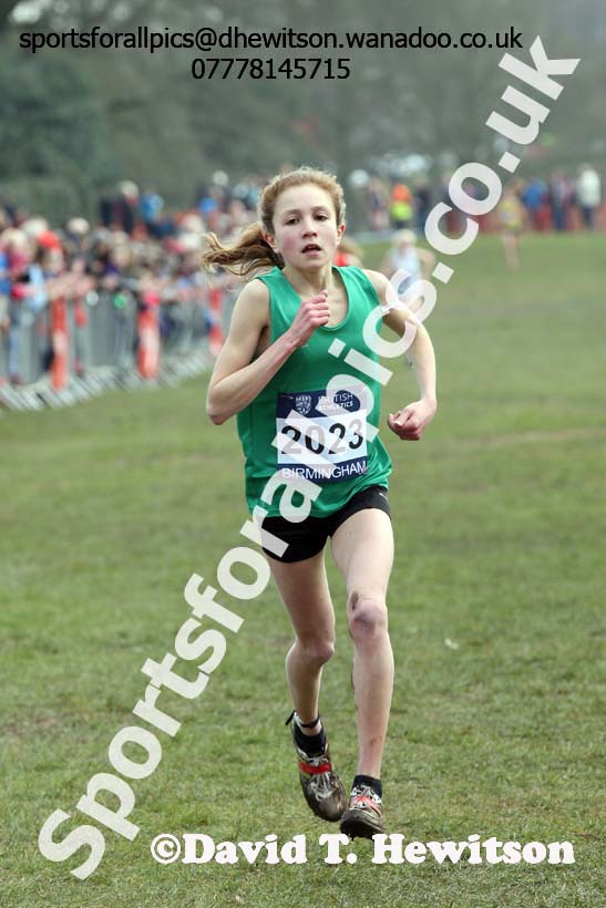 Womens under-17s 2016 Inter Counties Cross Country Champs. and Cross Challenge Final, Cofton Park, Birmingham. Photo: David T. Hewitson/Sports for All Pics